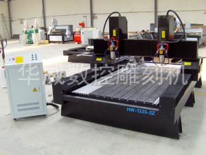 鹤岗萝北县双头立体多功能石材雕刻机HW-1325-2Z